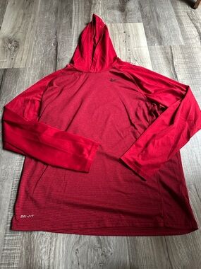 Women’s Nike Red Dri-FIT Lightweight Long Sleeve Top